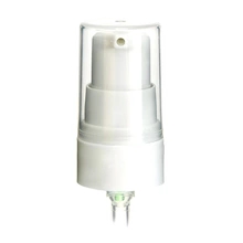 22/400 white plastic cream pump outside spring, 