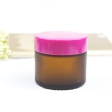 Clear Glass Makeup Cream Jar Packaging Container with lids, 