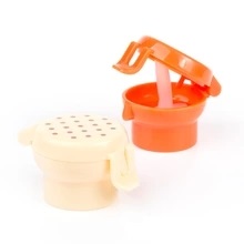 Eco-friendly BPA free interesting design plastic bottle cap with straw, 