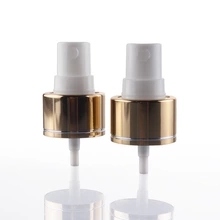 Travel Portable bright gold finger perfume sprayer pump for bottle, 